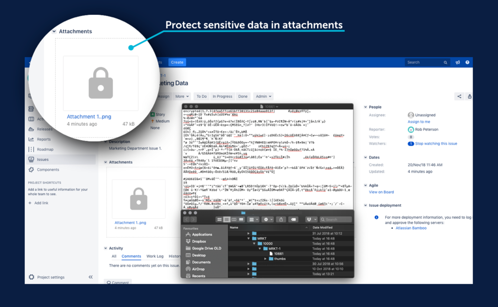 Encrypt all of your attachments in Jira