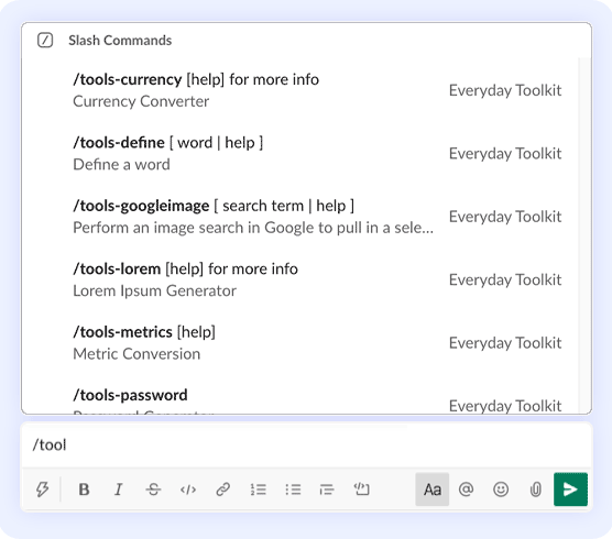 Reduce context-switching. Save time. All with Slack.