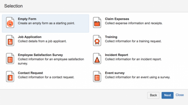 Faster, easier, more powerful forms with Forms for Confluence blueprints