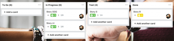 Organising development teams within Trello