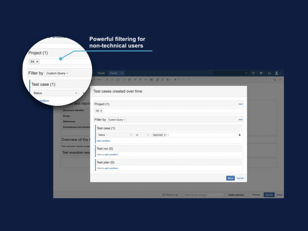 filtering for Confluence