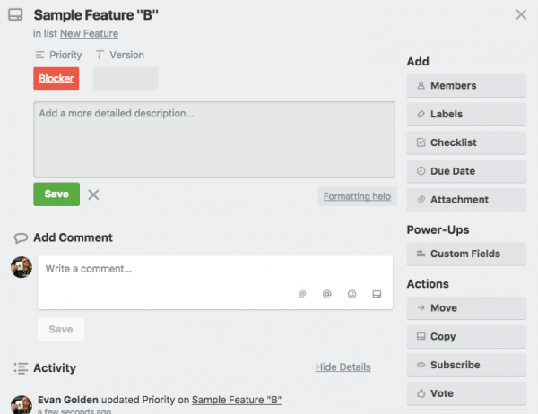 Prioritising Feature Requests in Trello