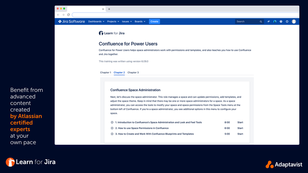 Training developed by experienced Atlassian experts who love using Jira