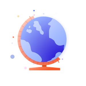 Illustration of a globe